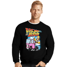 Load image into Gallery viewer, Daily_Deal_Shirts Crewneck Sweater, Unisex / Small / Black Back To The Bar