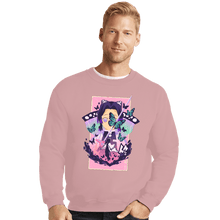 Load image into Gallery viewer, Shirts Crewneck Sweater, Unisex / Small / Pink Shinobu Butterfly