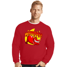 Load image into Gallery viewer, Secret_Shirts Crewneck Sweater, Unisex / Small / Red Whoops!
