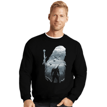 Load image into Gallery viewer, Shirts Crewneck Sweater, Unisex / Small / Black Geralt