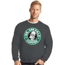 Load image into Gallery viewer, Shirts Crewneck Sweater, Unisex / Small / Charcoal Mr. Sparkle Coffee