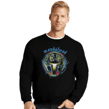 Load image into Gallery viewer, Daily_Deal_Shirts Crewneck Sweater, Unisex / Small / Black Over Blast