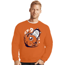 Load image into Gallery viewer, Secret_Shirts Crewneck Sweater, Unisex / Small / Red Chainsaw Cute