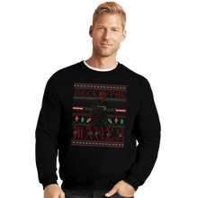 Load image into Gallery viewer, Daily_Deal_Shirts Crewneck Sweater, Unisex / Small / Black Deck The Mauls
