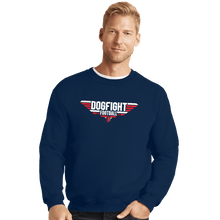 Load image into Gallery viewer, Daily_Deal_Shirts Crewneck Sweater, Unisex / Small / Navy Top Dogfight