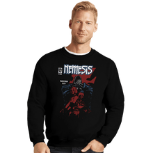 Load image into Gallery viewer, Secret_Shirts Crewneck Sweater, Unisex / Small / Black Nemesis Comic