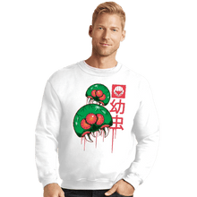 Load image into Gallery viewer, Shirts Crewneck Sweater, Unisex / Small / White The Larvas