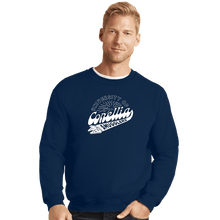 Load image into Gallery viewer, Secret_Shirts Crewneck Sweater, Unisex / Small / Navy corellia smugglers