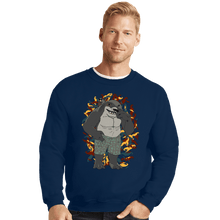 Load image into Gallery viewer, Shirts Crewneck Sweater, Unisex / Small / Navy Nanaue Incognito