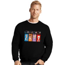 Load image into Gallery viewer, Daily_Deal_Shirts Crewneck Sweater, Unisex / Small / Black Golden Ninjas