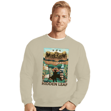 Load image into Gallery viewer, Daily_Deal_Shirts Crewneck Sweater, Unisex / Small / Sand Visit Hidden Leaf