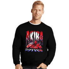 Load image into Gallery viewer, Daily_Deal_Shirts Crewneck Sweater, Unisex / Small / Black Neon Akira