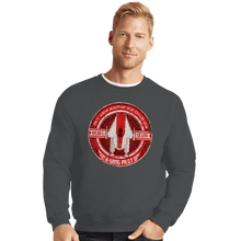 Load image into Gallery viewer, Shirts Crewneck Sweater, Unisex / Small / Charcoal A-Wing