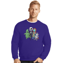 Load image into Gallery viewer, Shirts Crewneck Sweater, Unisex / Small / Violet Nightmare BFFs