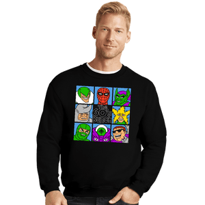 Secret_Shirts Crewneck Sweater, Unisex / Small / Black The 60's Bunch