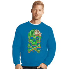 Load image into Gallery viewer, Shirts Crewneck Sweater, Unisex / Small / Sapphire Jolly Plumber