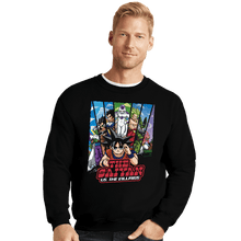 Load image into Gallery viewer, Secret_Shirts Crewneck Sweater, Unisex / Small / Black The Saiyan V The Villains