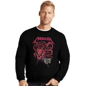 Shirts Crewneck Sweater, Unisex / Small / Black Medusa