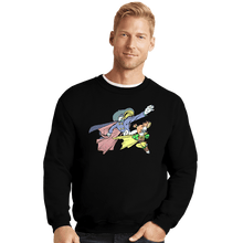 Load image into Gallery viewer, Daily_Deal_Shirts Crewneck Sweater, Unisex / Small / Black The Duck Knight
