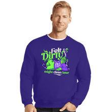 Load image into Gallery viewer, Daily_Deal_Shirts Crewneck Sweater, Unisex / Small / Violet Might Clean Later