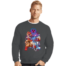 Load image into Gallery viewer, Shirts Crewneck Sweater, Unisex / Small / Charcoal X-Men Villains