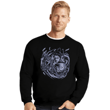 Load image into Gallery viewer, Secret_Shirts Crewneck Sweater, Unisex / Small / Black Shinobi of Divine Heir
