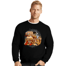 Load image into Gallery viewer, Secret_Shirts Crewneck Sweater, Unisex / Small / Black Punch Of The Titan