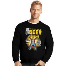 Load image into Gallery viewer, Shirts Crewneck Sweater, Unisex / Small / Black God Of Beer