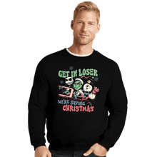 Load image into Gallery viewer, Secret_Shirts Crewneck Sweater, Unisex / Small / Black Christmas Losers