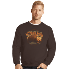 Load image into Gallery viewer, Shirts Crewneck Sweater, Unisex / Small / Dark Chocolate Tatooine Tours