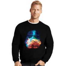 Load image into Gallery viewer, Daily_Deal_Shirts Crewneck Sweater, Unisex / Small / Black Galactic Stormtrooper