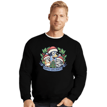 Load image into Gallery viewer, Daily_Deal_Shirts Crewneck Sweater, Unisex / Small / Black Bluey Holidays