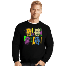 Load image into Gallery viewer, Shirts Crewneck Sweater, Unisex / Small / Black Pop Cage