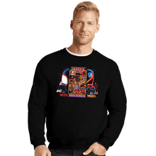 Load image into Gallery viewer, Daily_Deal_Shirts Crewneck Sweater, Unisex / Small / Black Clash Of Spider