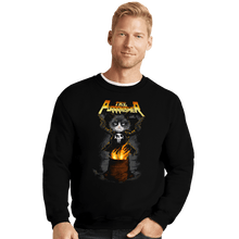 Load image into Gallery viewer, Shirts Crewneck Sweater, Unisex / Small / Black The Purnnnisher