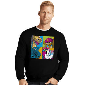 Shirts Crewneck Sweater, Unisex / Small / Black Dark Masters Pop