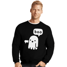 Load image into Gallery viewer, Shirts Crewneck Sweater, Unisex / Small / Black Ghost Of Disapproval