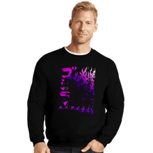 Load image into Gallery viewer, Secret_Shirts Crewneck Sweater, Unisex / Small / Black Millenium Godzilla