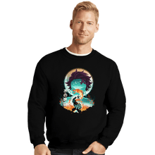 Load image into Gallery viewer, Daily_Deal_Shirts Crewneck Sweater, Unisex / Small / Black Demon Tanjiro
