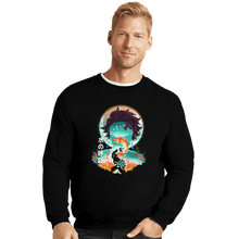 Load image into Gallery viewer, Daily_Deal_Shirts Crewneck Sweater, Unisex / Small / Black Demon Tanjiro