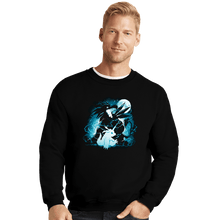 Load image into Gallery viewer, Daily_Deal_Shirts Crewneck Sweater, Unisex / Small / Black Friendship Evolution
