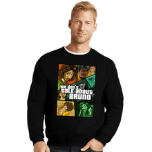 Load image into Gallery viewer, Daily_Deal_Shirts Crewneck Sweater, Unisex / Small / Black We Don't Talk About Bruno