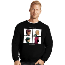 Load image into Gallery viewer, Daily_Deal_Shirts Crewneck Sweater, Unisex / Small / Black Squid Gamez