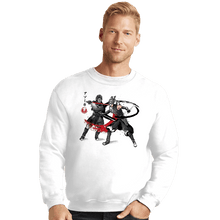 Load image into Gallery viewer, Daily_Deal_Shirts Crewneck Sweater, Unisex / Small / White The Final Lesson Sumi-e