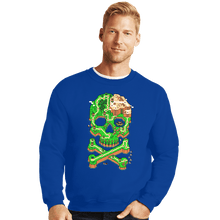 Load image into Gallery viewer, Secret_Shirts Crewneck Sweater, Unisex / Small / Royal Blue The Jolly Plumber