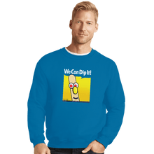 Load image into Gallery viewer, Shirts Crewneck Sweater, Unisex / Small / Sapphire We Can Dip It