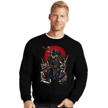 Load image into Gallery viewer, Secret_Shirts Crewneck Sweater, Unisex / Small / Black TMNT Ronin