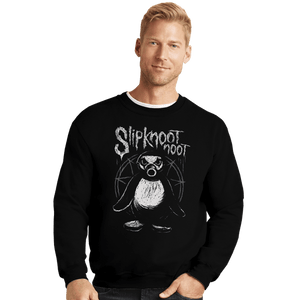 Shirts Crewneck Sweater, Unisex / Small / Black Slip Knoot Noot