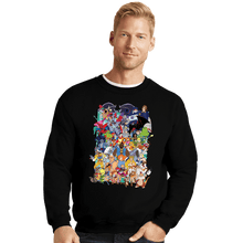 Load image into Gallery viewer, Secret_Shirts Crewneck Sweater, Unisex / Small / Black Saturday Mornings