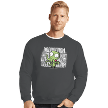 Load image into Gallery viewer, Shirts Crewneck Sweater, Unisex / Small / Charcoal Girthulhu
